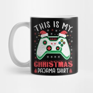 This is My Christmas Pajama Shirt Gamer Christmas Gift Mug